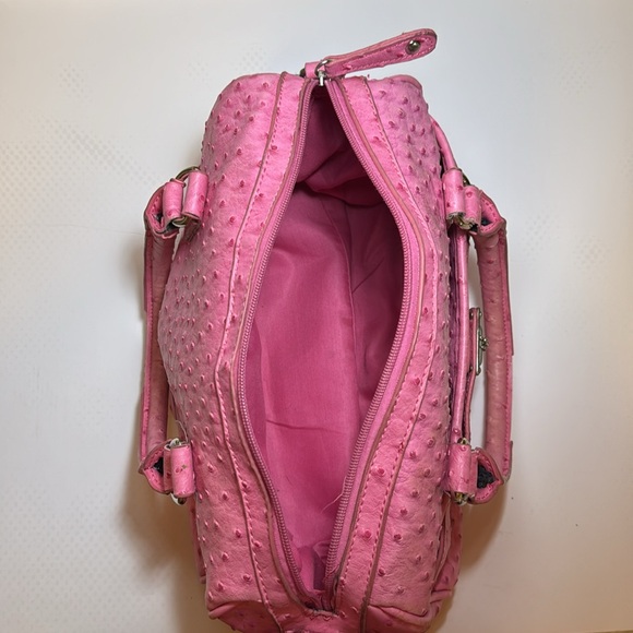 Vintage Leather Pink Shoulder bag - Picture 5 of 7